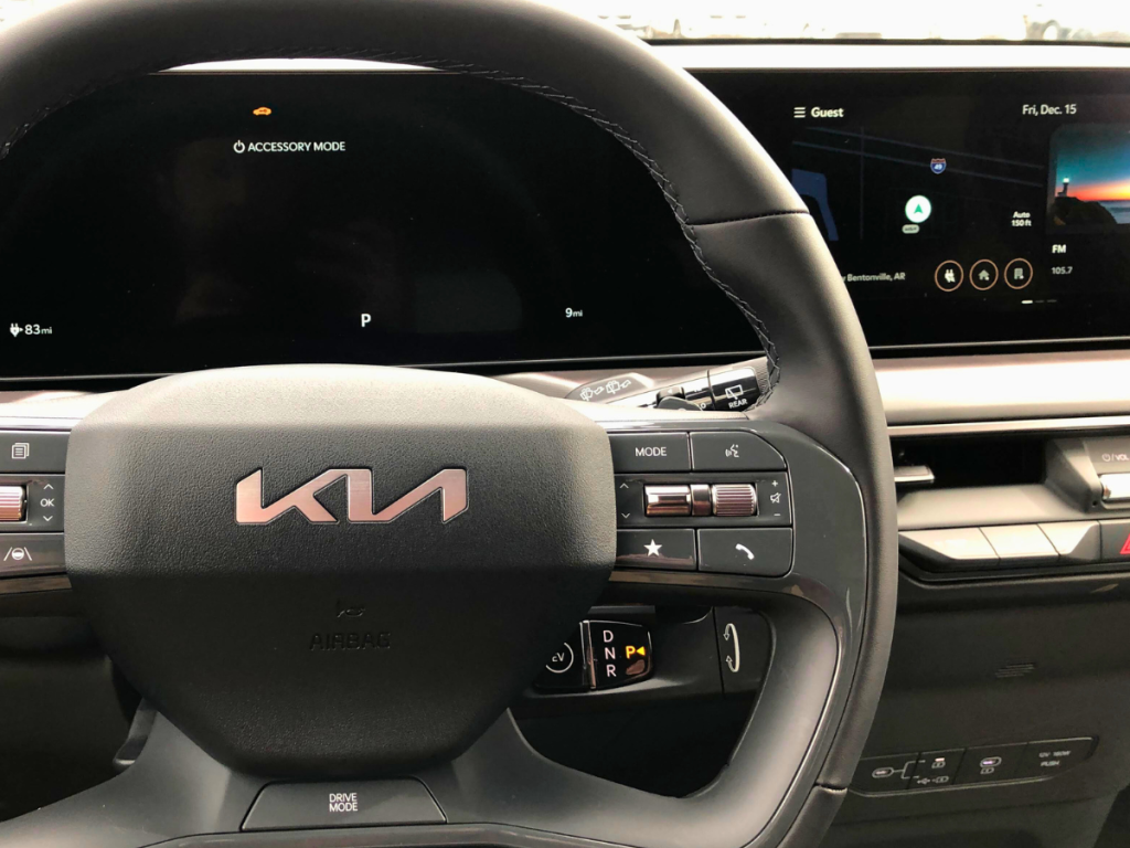 EV9 Steering wheel at Crain Kia of Fort Smith