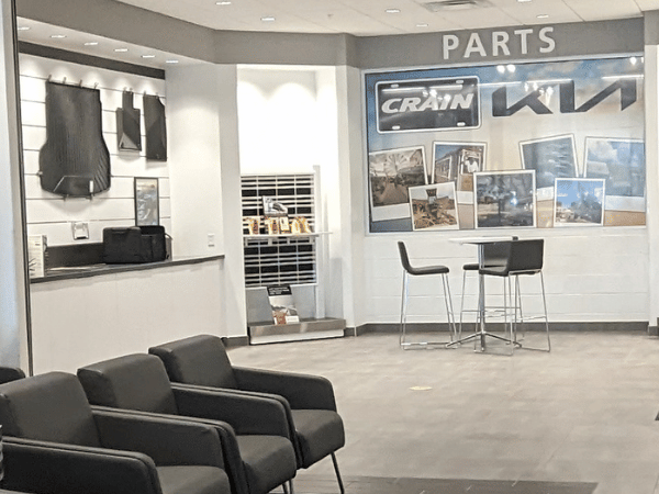 Kia service lobby