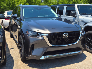 Silver 2025 Mazda CX-90 at Crain Kia of Fayetteville - Your Local Fort Smith Kia Dealer
