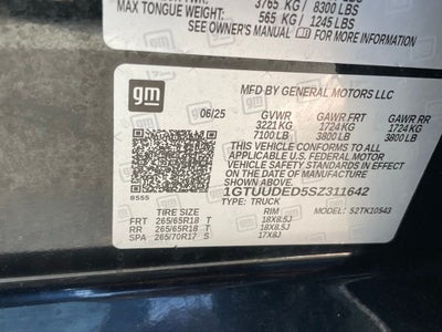 2025 GMC Sierra 1500 SLT