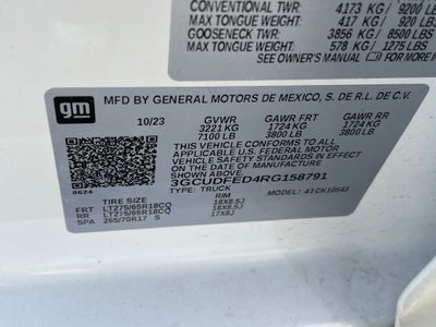 2024 Chevrolet Silverado 1500 LT Trail Boss - DUAL EXHAUST / REMOTE START