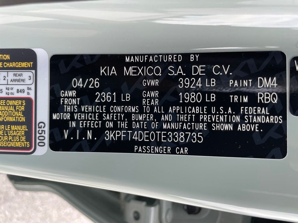2026 Kia K4 LXS