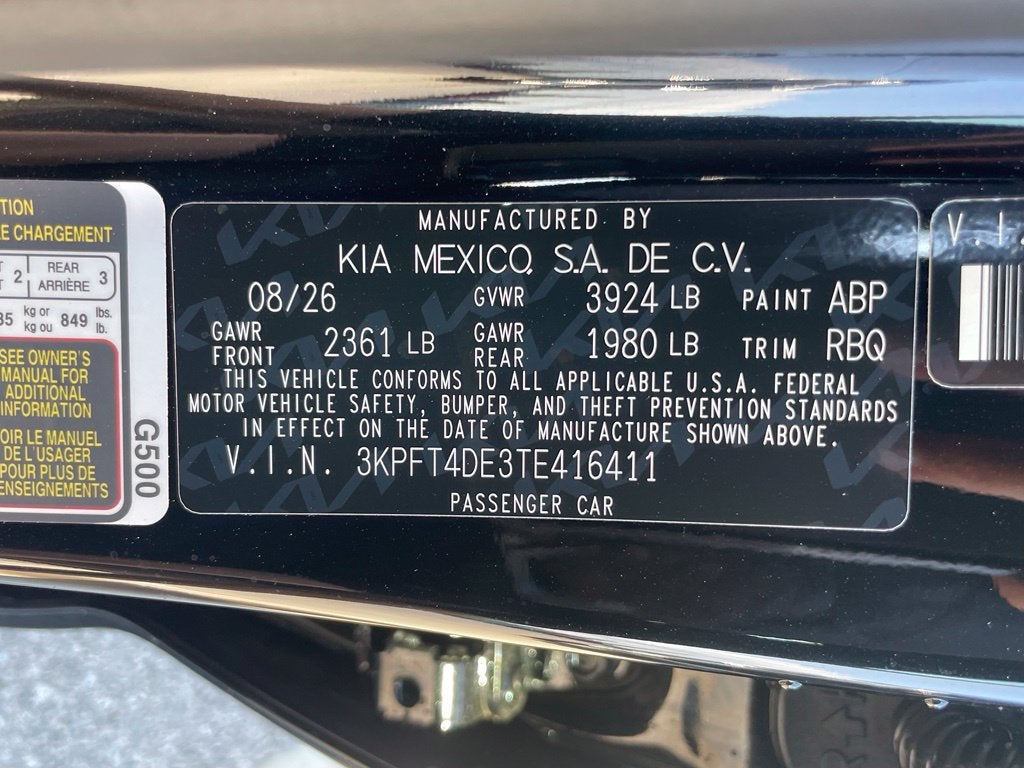 2026 Kia K4 LXS