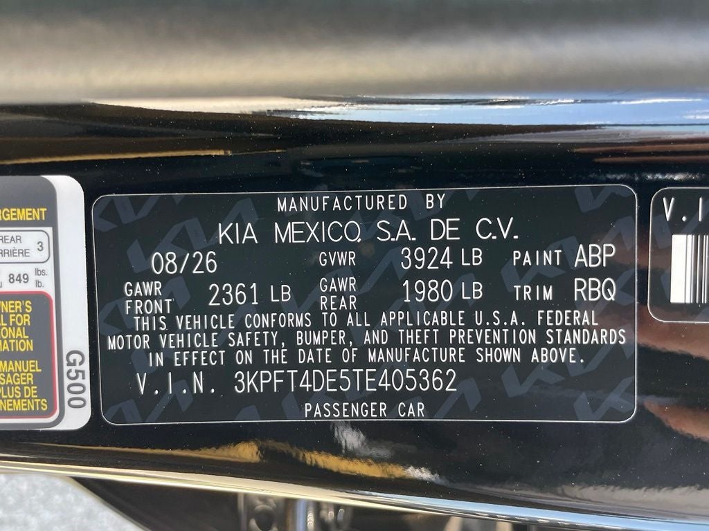 2026 Kia K4 LXS