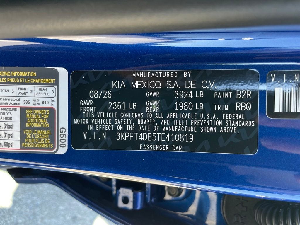 2026 Kia K4 LXS
