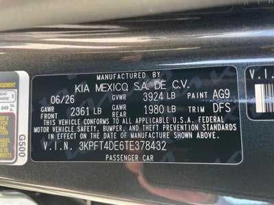 2026 Kia K4 LXS