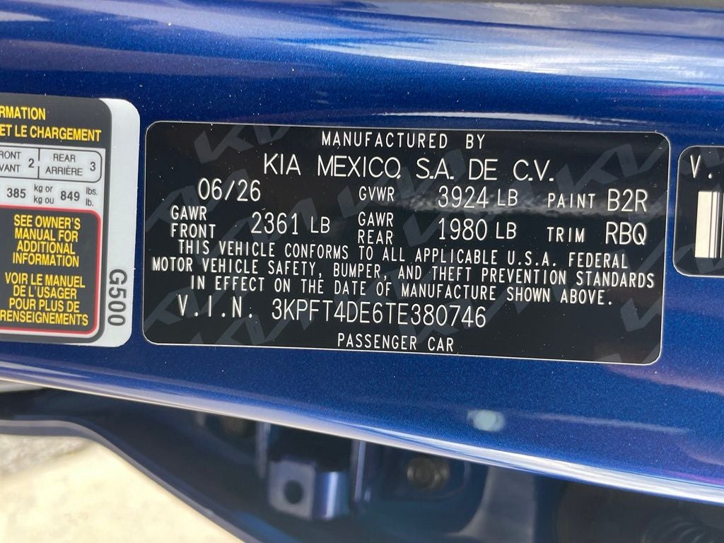 2026 Kia K4 LXS