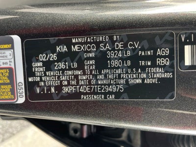2026 Kia K4 LX