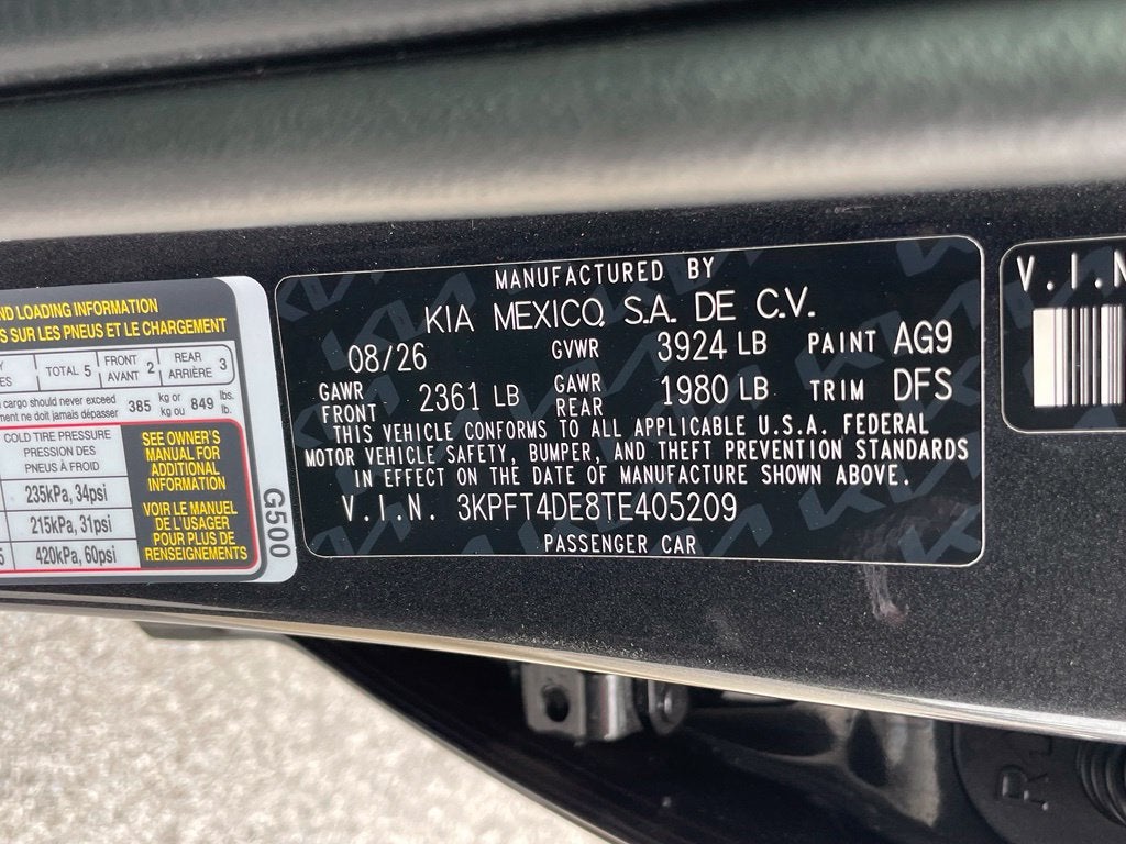 2026 Kia K4 LXS