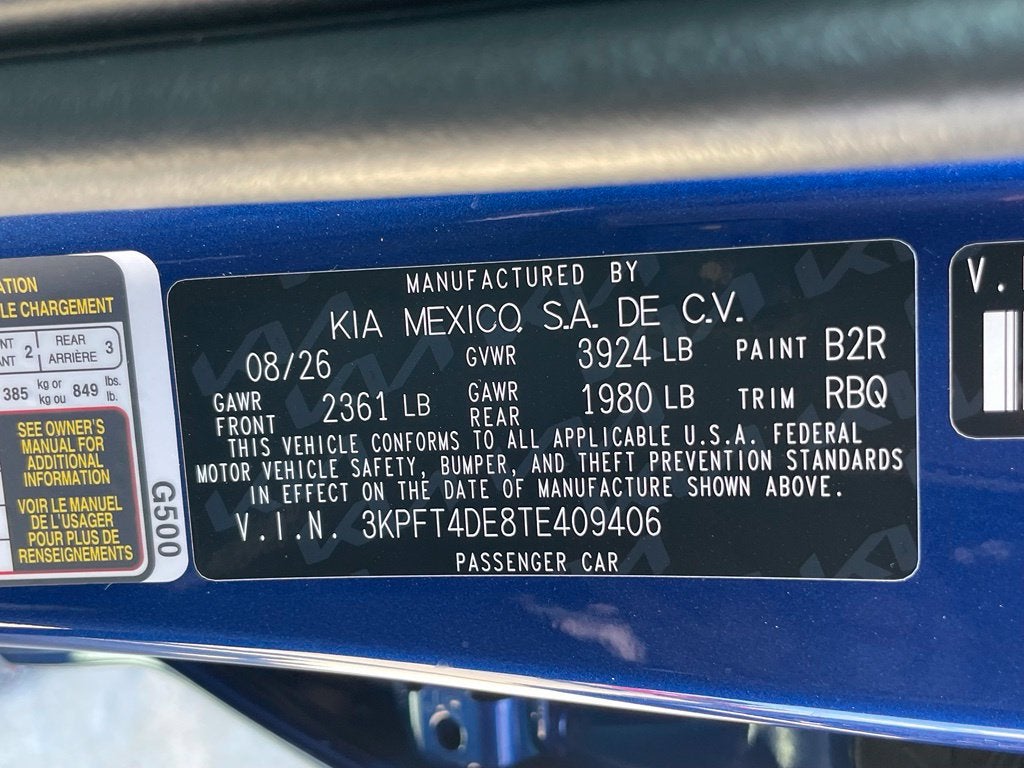 2026 Kia K4 LXS