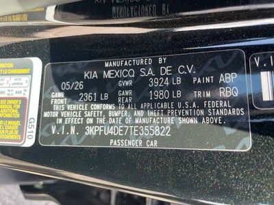 2026 Kia K4 EX