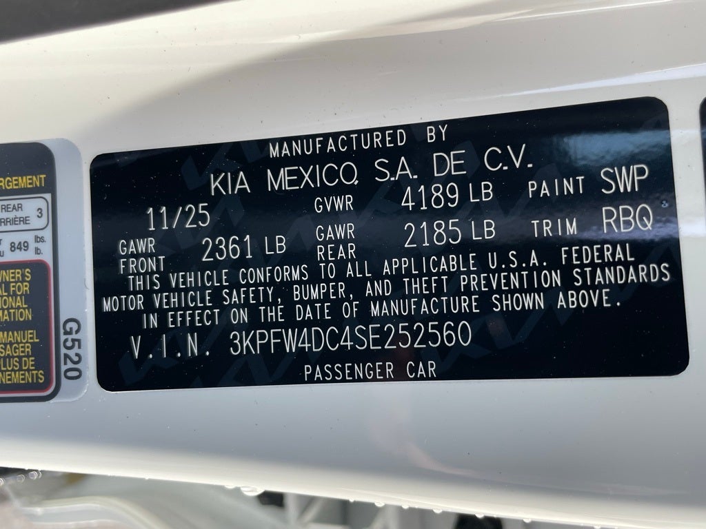 2025 Kia K4 GT-Line Turbo