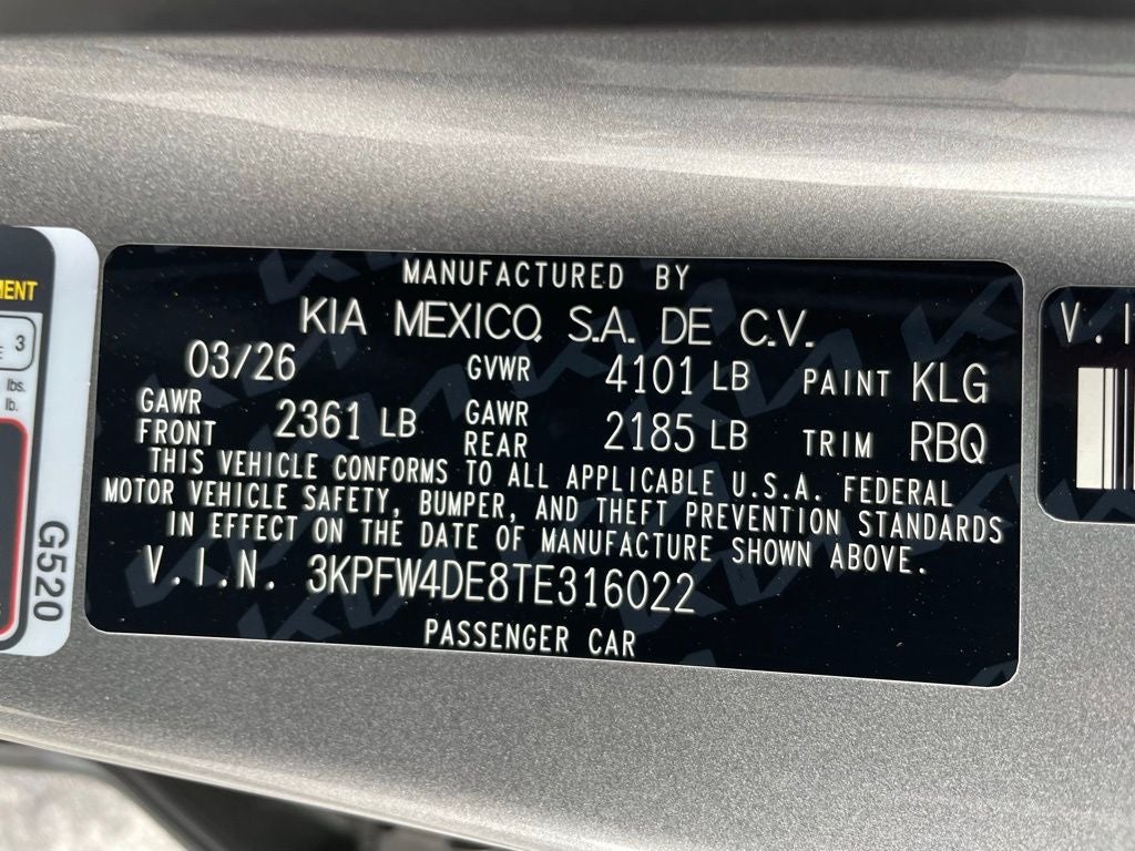 2026 Kia K4 GT-Line