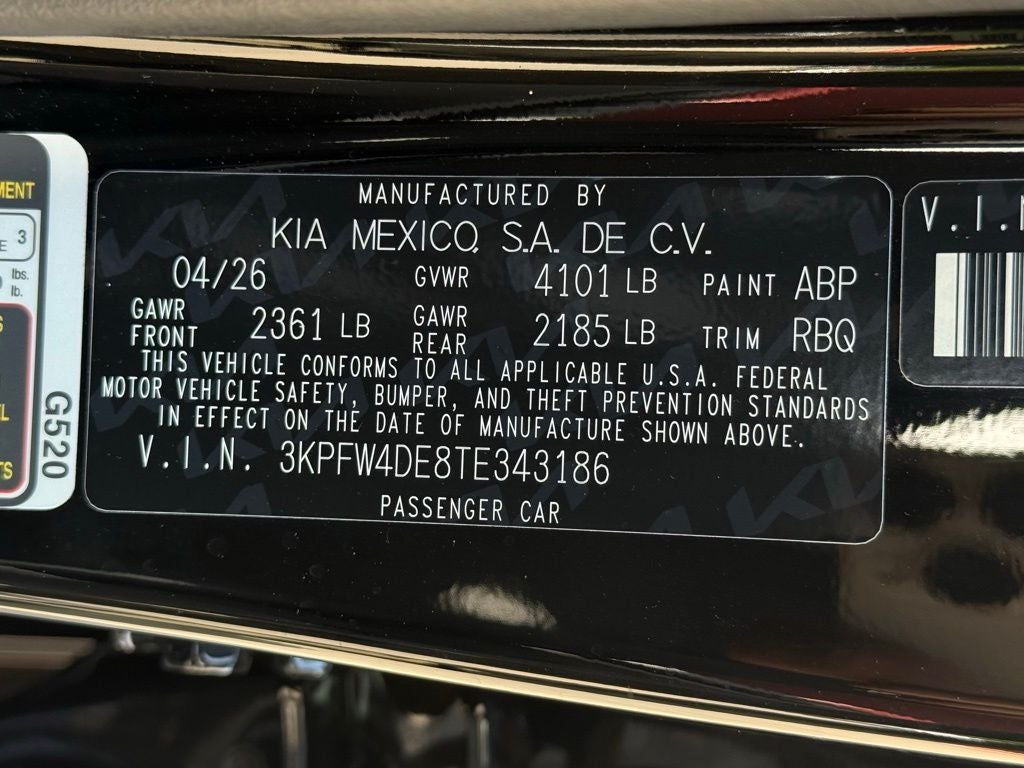 2026 Kia K4 GT-Line