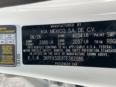 2026 Kia K4 EX