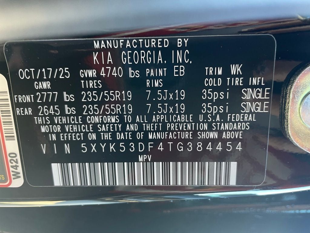 2026 Kia Sportage SX-Prestige - CARMINE RED INTERIOR COLOR PKG