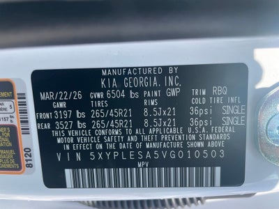 2027 Kia Telluride Hybrid X-Line SX Prestige
