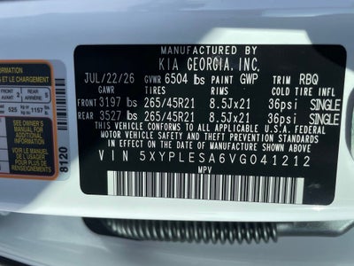 2027 Kia Telluride Hybrid X-Line SX Prestige