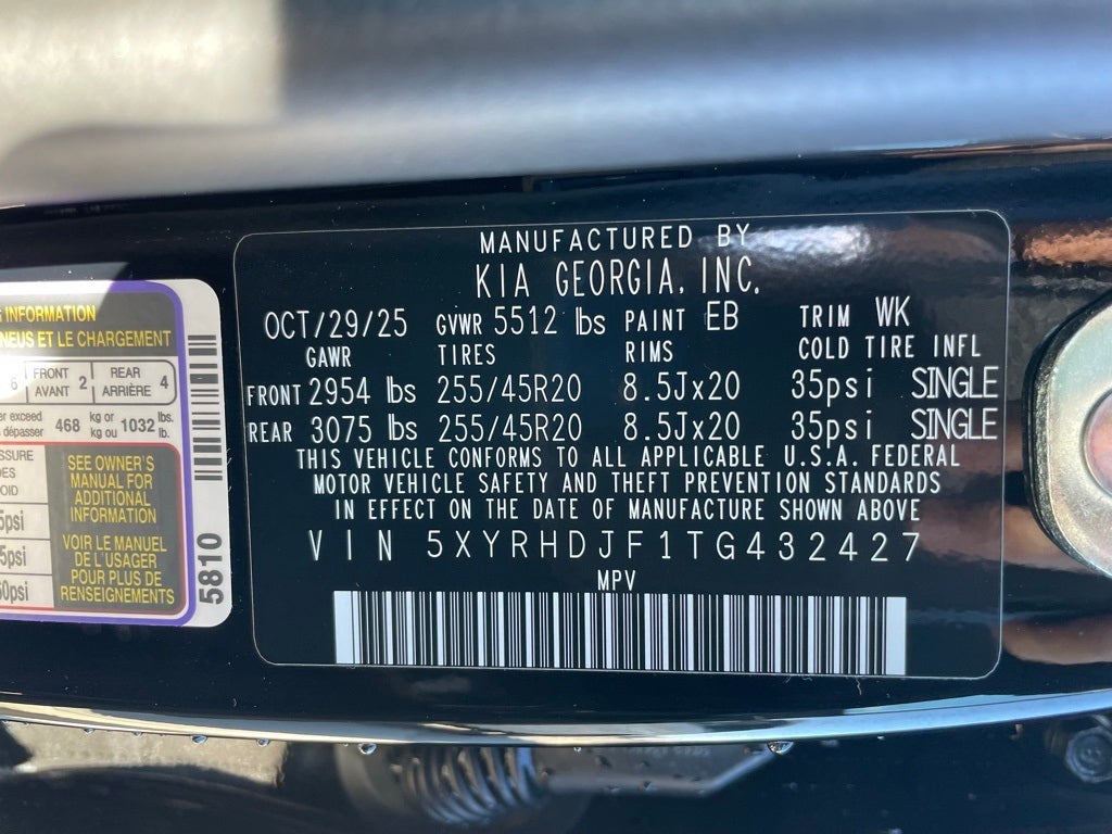 2026 Kia Sorento X-Line EX