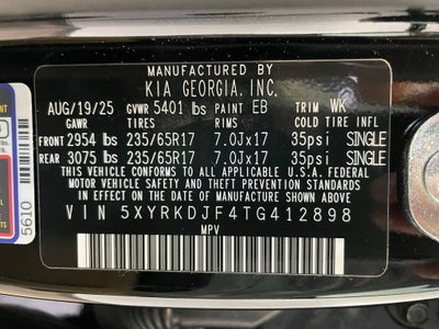 2026 Kia Sorento X-Pro SX Prestige