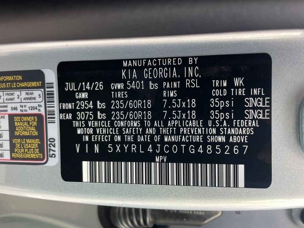 2026 Kia Sorento S