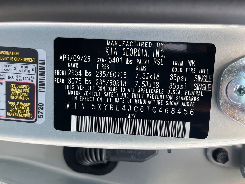 2026 Kia Sorento S