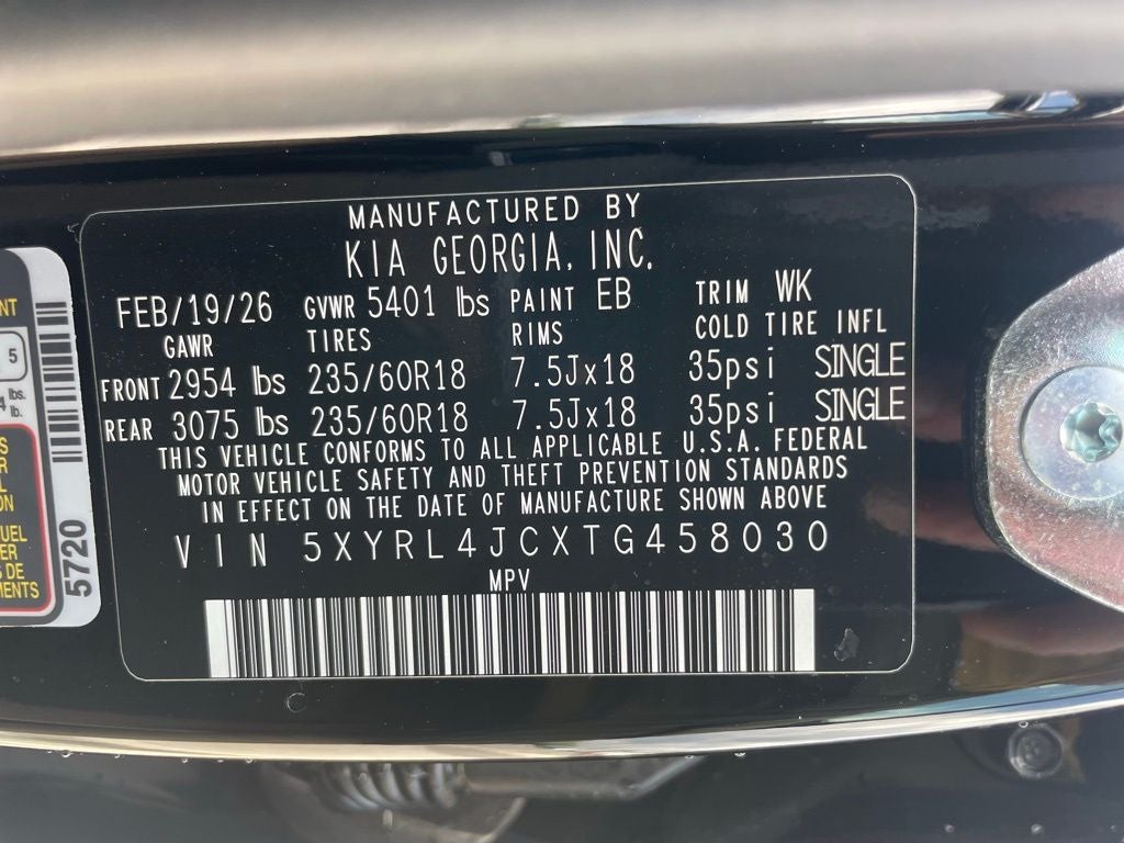 2026 Kia Sorento S