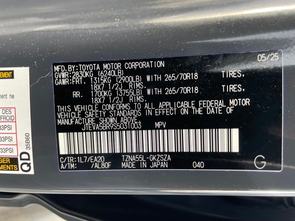 2025 Toyota 4Runner TRD Sport Premium