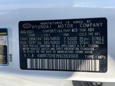 2022 Hyundai Palisade Calligraphy - NAPPA LEATHER / HEAD-UP DISPLAY