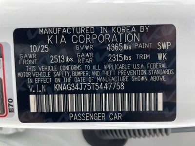 2026 Kia K5 EX