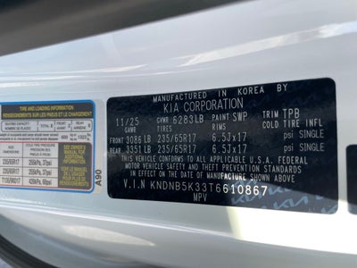 2026 Kia Carnival LXS