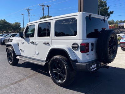 2020 Jeep Wrangler Unlimited Sahara Altitude Leather, Navi, Alpine, One Owner, Clean CarFax