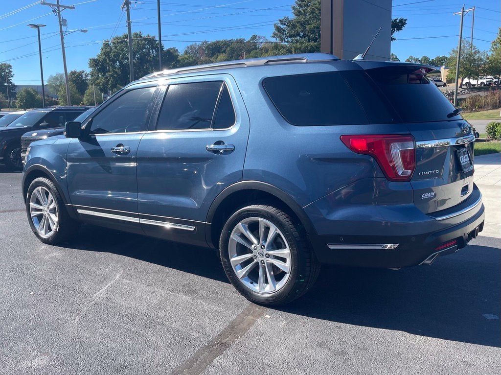 2018 Ford Explorer Limited One Owner, Clean CarFax, Leather, Moonroof, Bucket