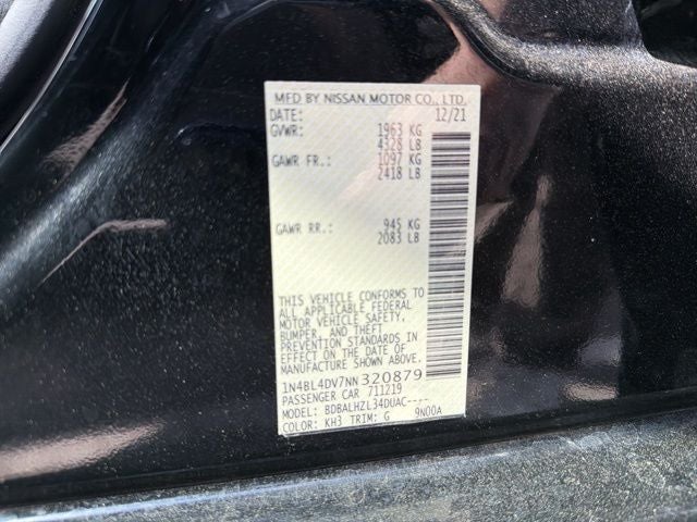 2022 Nissan Altima 2.5 SV