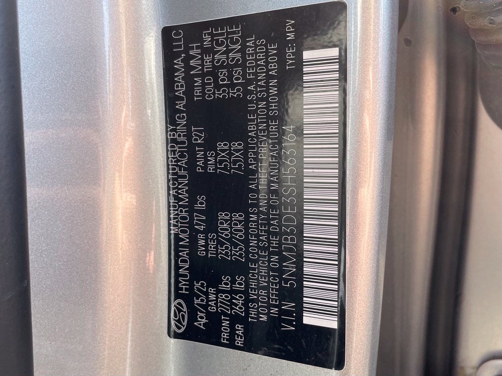 2025 Hyundai Tucson SEL One Owner