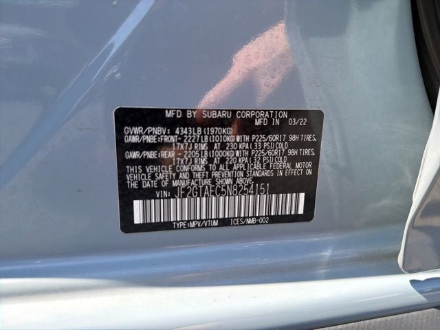 2022 Subaru Crosstrek Premium