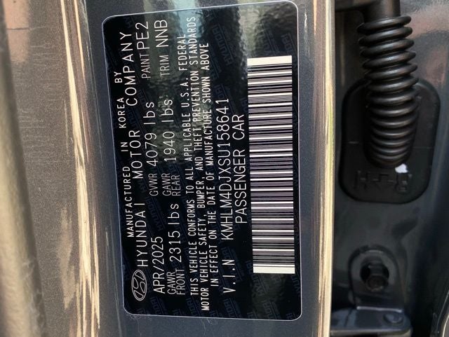 2025 Hyundai Elantra Hybrid Blue