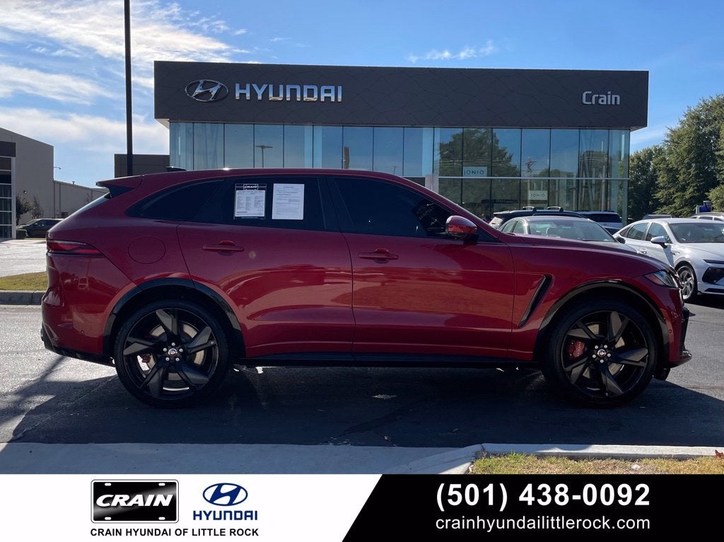 2023 Jaguar F-PACE SVR Clean CarFax, Leather, Moonroof