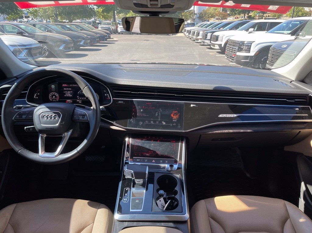 2023 Audi Q8 55 Premium Plus quattro, Pano Roof, Leather, Clean CarFax, One Own