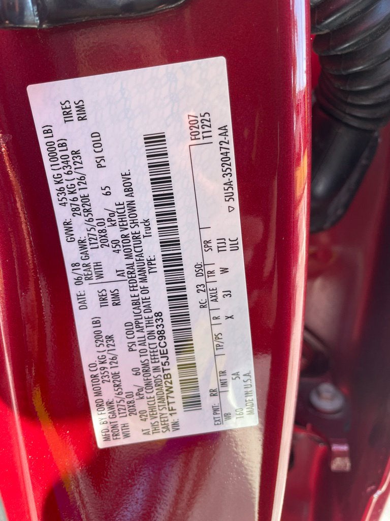 2018 Ford F-250SD Lariat
