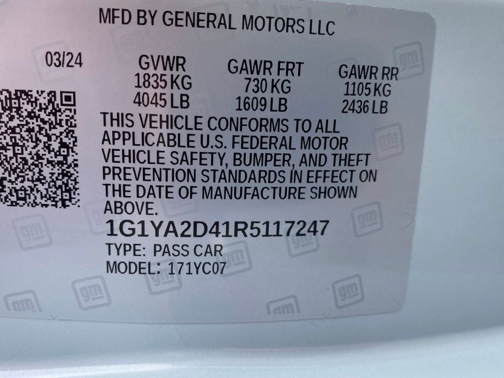 2024 Chevrolet Corvette Stingray 1LT