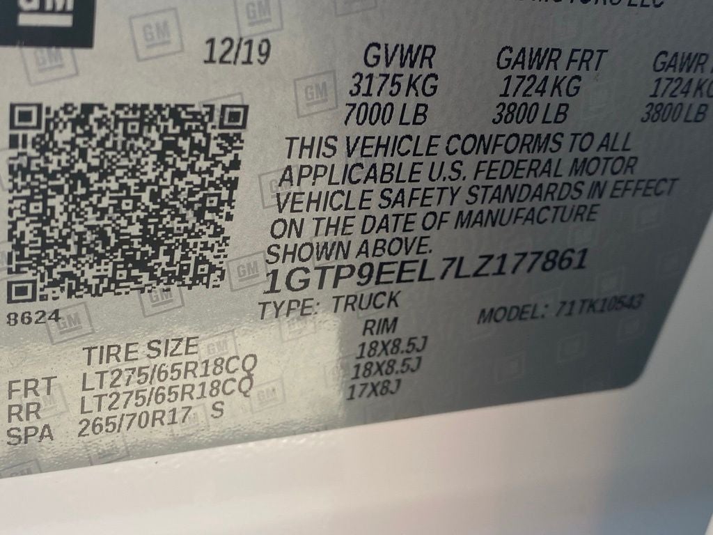 2020 GMC Sierra 1500 AT4