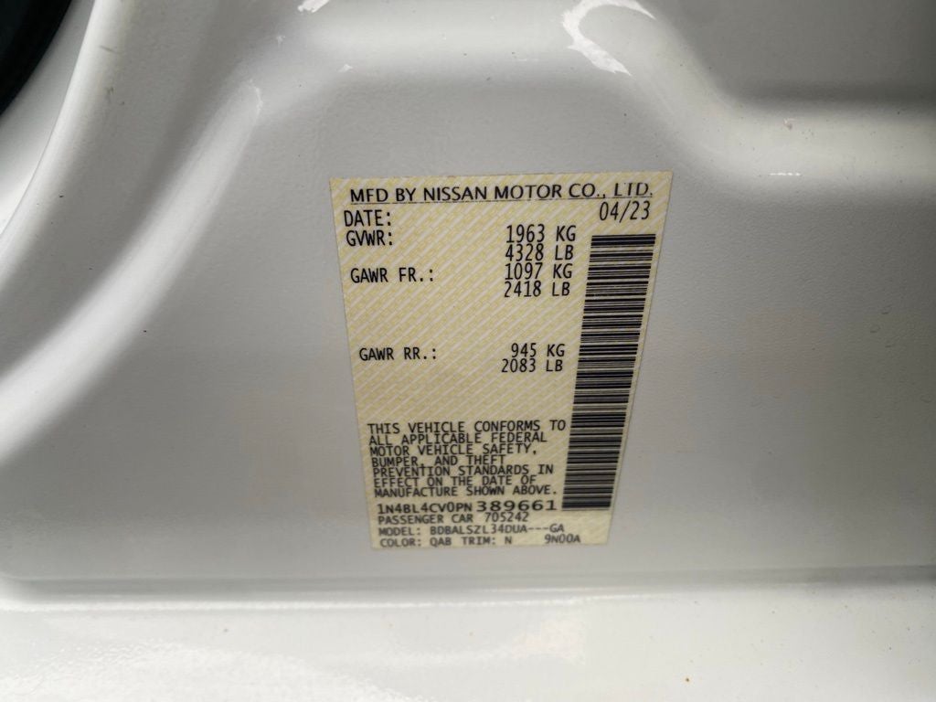 2023 Nissan Altima 2.5 SR