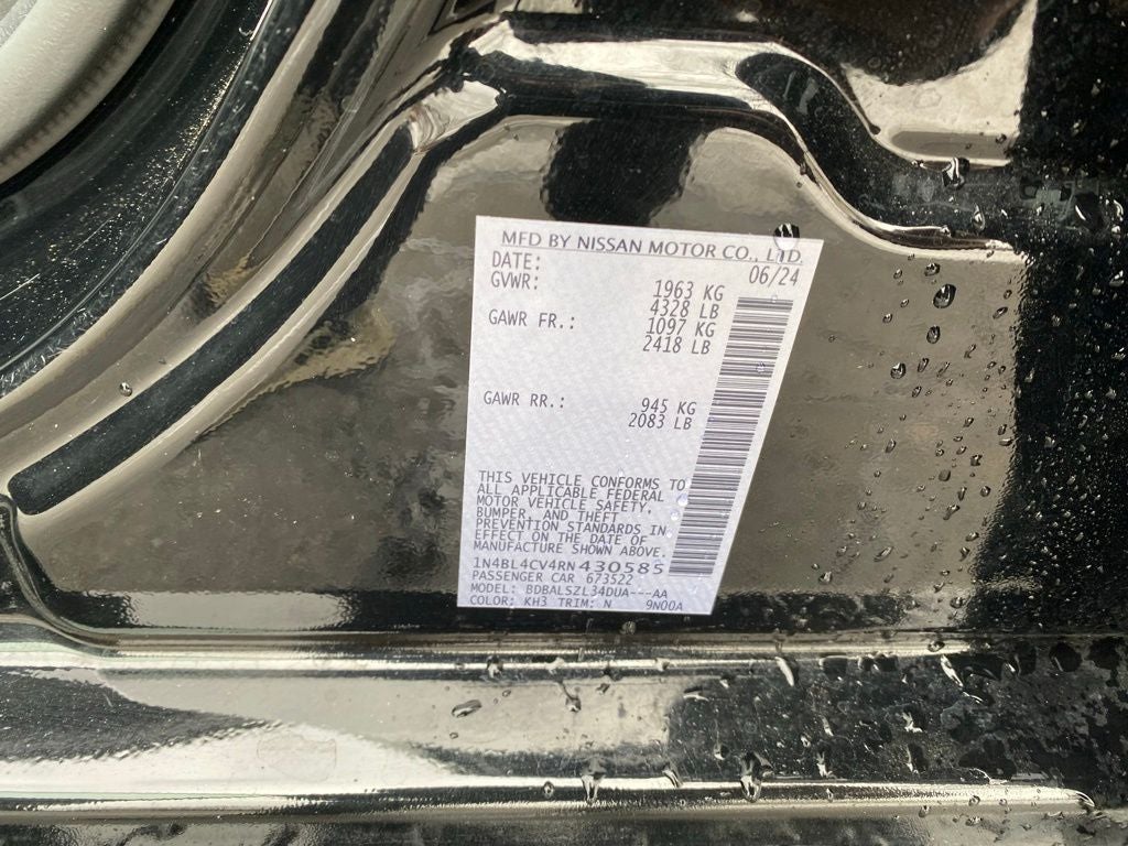 2024 Nissan Altima 2.5 SR