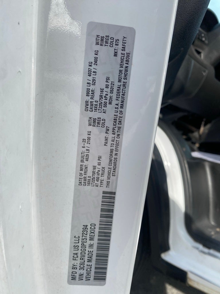 2023 RAM ProMaster 2500 High Roof 159 WB