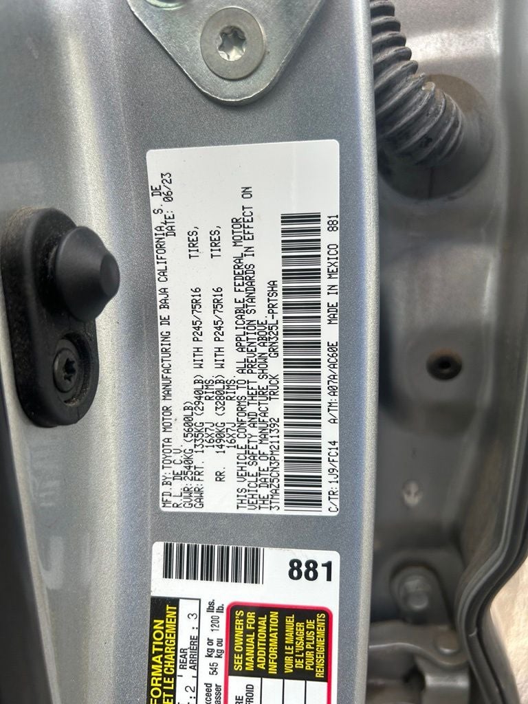 2023 Toyota Tacoma SR5 V6