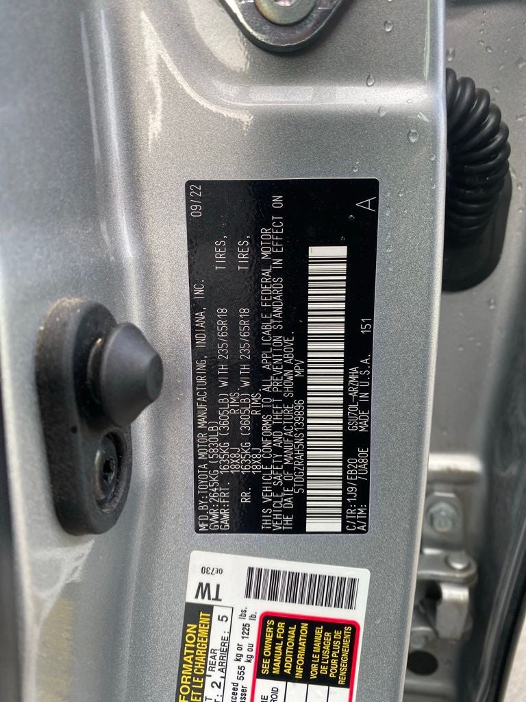 2022 Toyota Highlander XLE