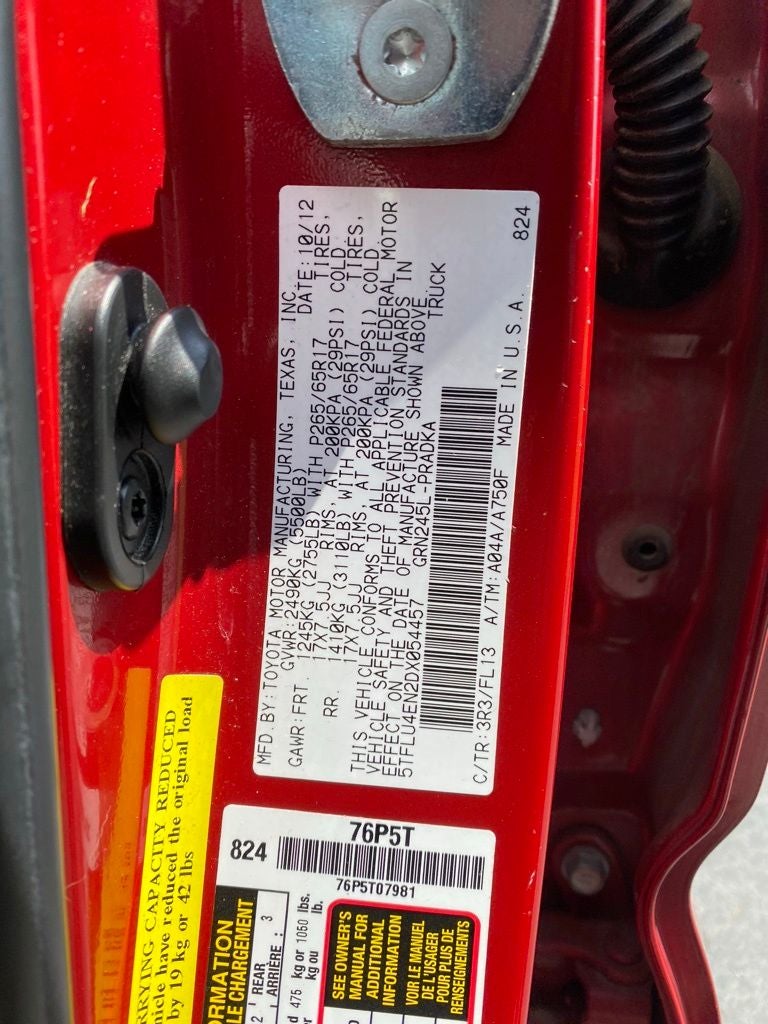 2013 Toyota Tacoma Base V6