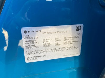 2023 Rivian R1T Adventure