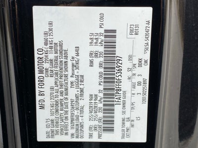 2015 Ford Mustang GT Premium 50TH ANNIV EDITION. NAV. ADAPTIVE CRUISE